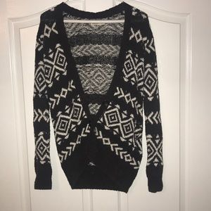 XS patterned cardigan with buttons